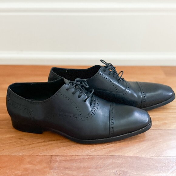 ALIPASINM - Men - Dress Shoes Oxford - Black Leather - 11.5 - Picture 9 of 10